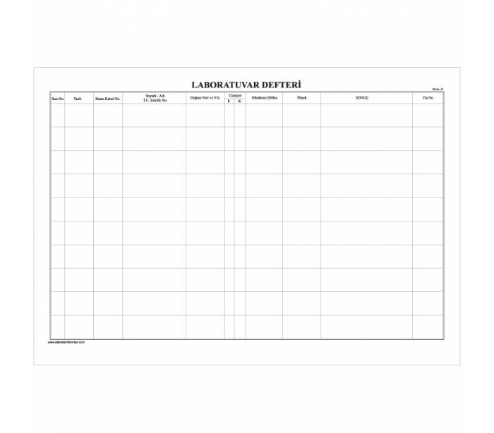 Laboratuvar Defteri