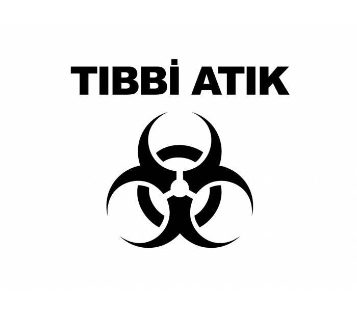 Tıbbi Atık Etiketi (Büyük)